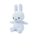 Bon Bon Toys Miffy Sitting Corduroy Plush Toy - Ice Blue