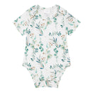 Botanical Baby Organic Short Sleeve Bodysuit - Soft Foliage