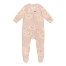 Botanical Baby Organic Zip Growsuit - Pink Cockatoo