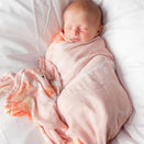 Botanical Baby Muslin Swaddle - Pink Cockatoo