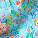 Botanical Baby Muslin Swaddle - Barrier Reef