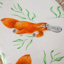 Botanical Baby Muslin Swaddle - Platypus