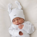 Bowy Made Double Knot Beanie - White