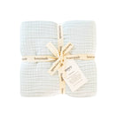 Bowy Made Muslin Bubble Blanket - Powder Blue