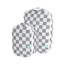 Bumkins Packing Cubes - Charcoal Check