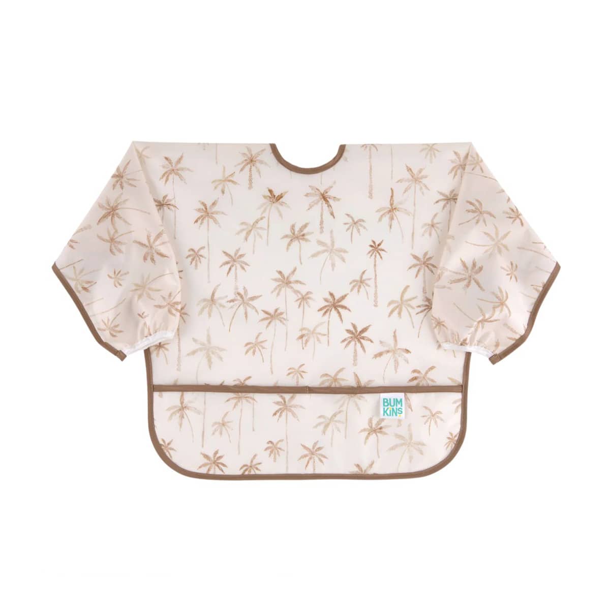 Bumkins Waterproof Sleeved Bib - Palm Daze