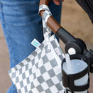 Bumkins Wet Bag - Charcoal Check