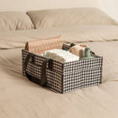 Bunnie Caddie Deluxe Mini Nappy Organiser - Houndstooth Black