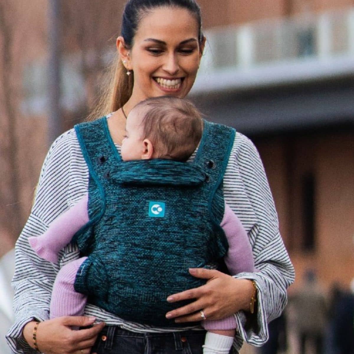 Carifit+ Multi-Position Baby Carrier - Cool Green