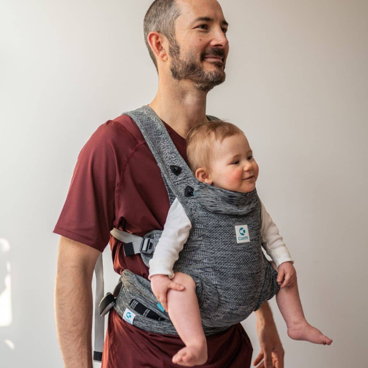 Carifit+ Multi-Position Baby Carrier - Cool Grey