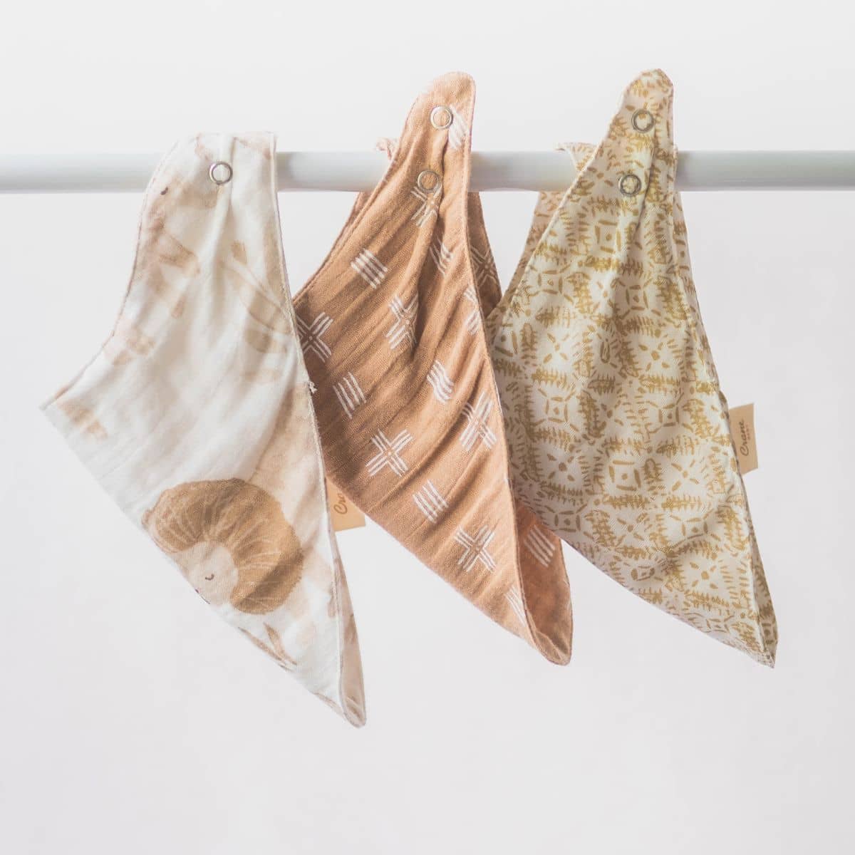 Crane Baby Muslin Bib Set - Kendi