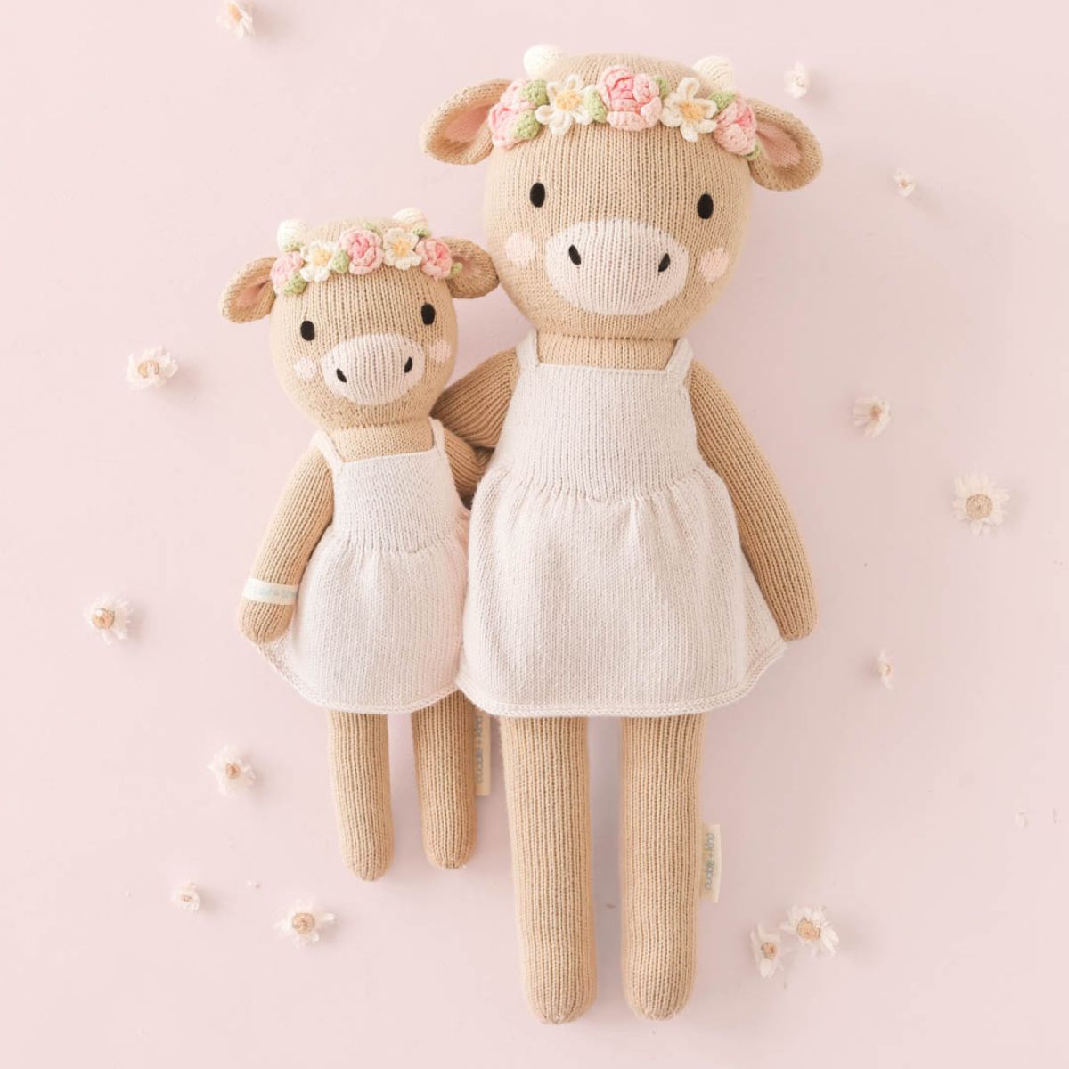 Cuddle + Kind Hand-Knit Doll - Amelia the Cow