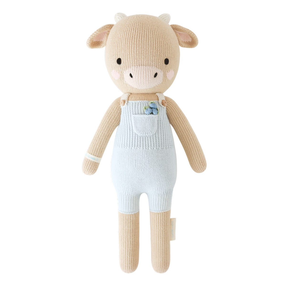 Cuddle + Kind Hand-Knit Doll - Asher the Cow - Regular