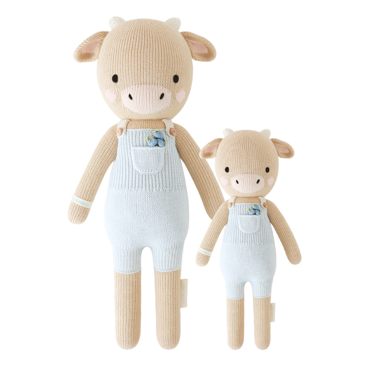 Cuddle + Kind Hand-Knit Doll - Asher the Cow