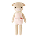 Cuddle + Kind Hand-Knit Doll - Ava the Cow (Powder Pink) - Regular