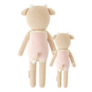 Cuddle + Kind Hand-Knit Doll - Ava the Cow (Powder Pink)