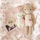 Cuddle + Kind Hand-Knit Doll - Ava the Cow (Powder Pink)