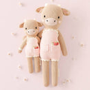 Cuddle + Kind Hand-Knit Doll - Ava the Cow (Powder Pink)