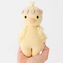 Cuddle + Kind Hand-Knit Doll - Baby Duckling (blush floral)