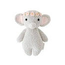 Cuddle + Kind Hand-Knit Doll - Baby Elephant (blush floral)