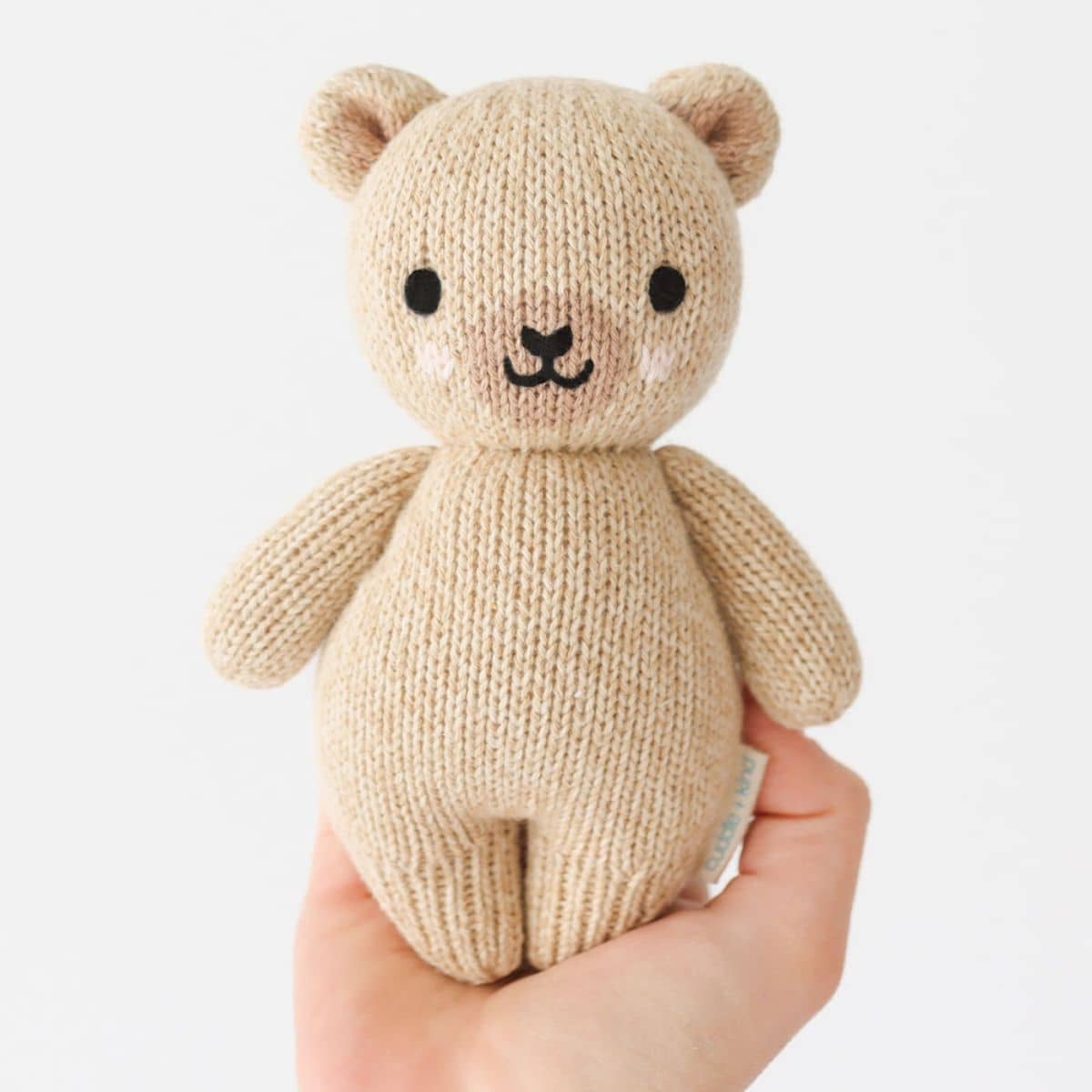 Cuddle + Kind Hand-Knit Doll - Baby Honey Bear