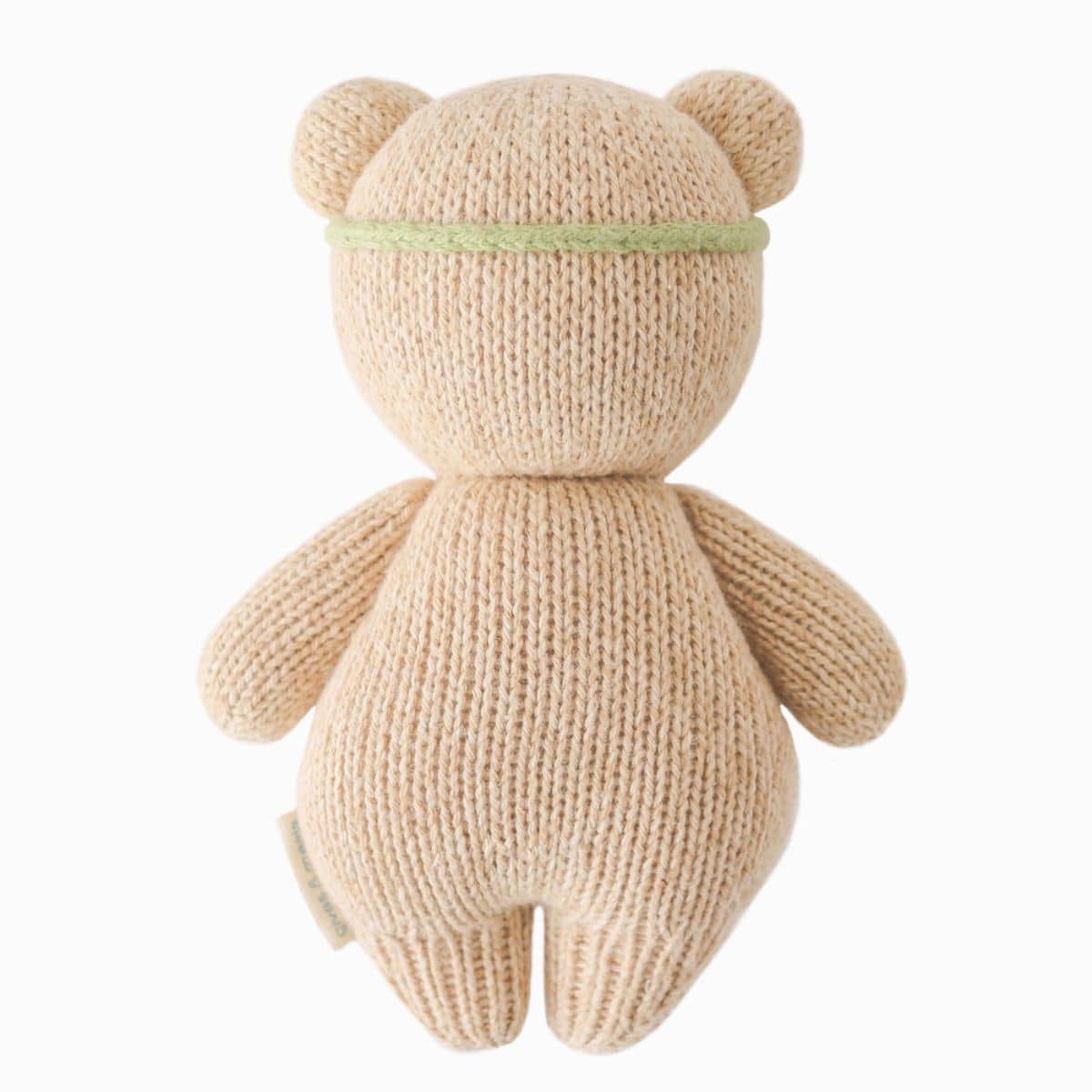 Cuddle + Kind Hand-Knit Doll - Baby Honey Bear (ivory floral) 