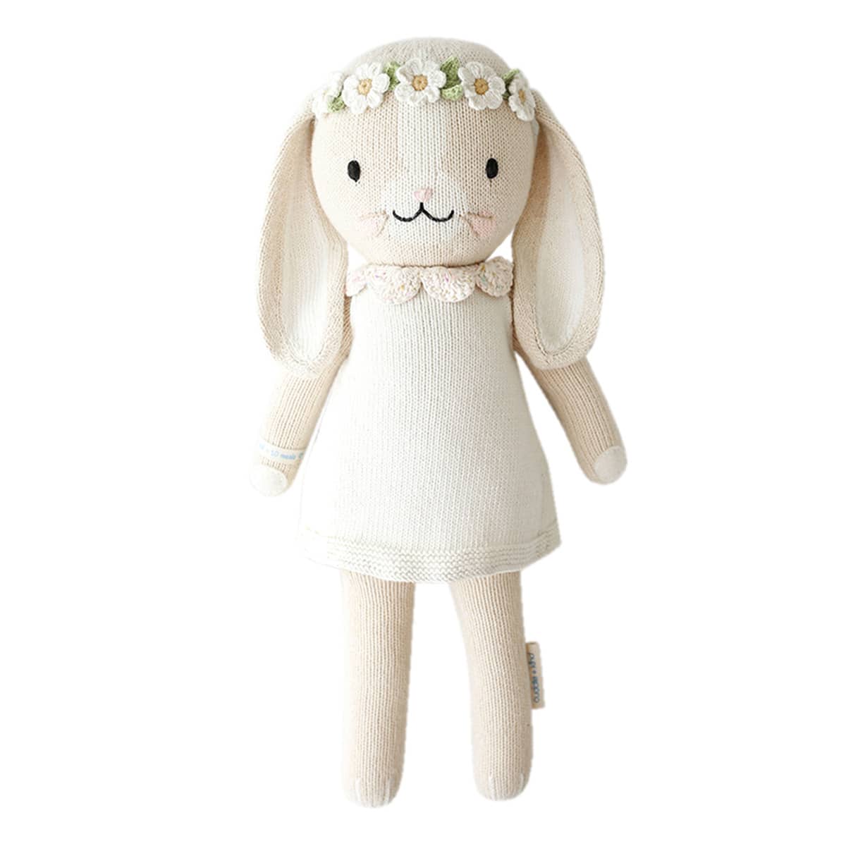 Cuddle + Kind Hand-Knit Doll - Hannah the Bunny (ivory)