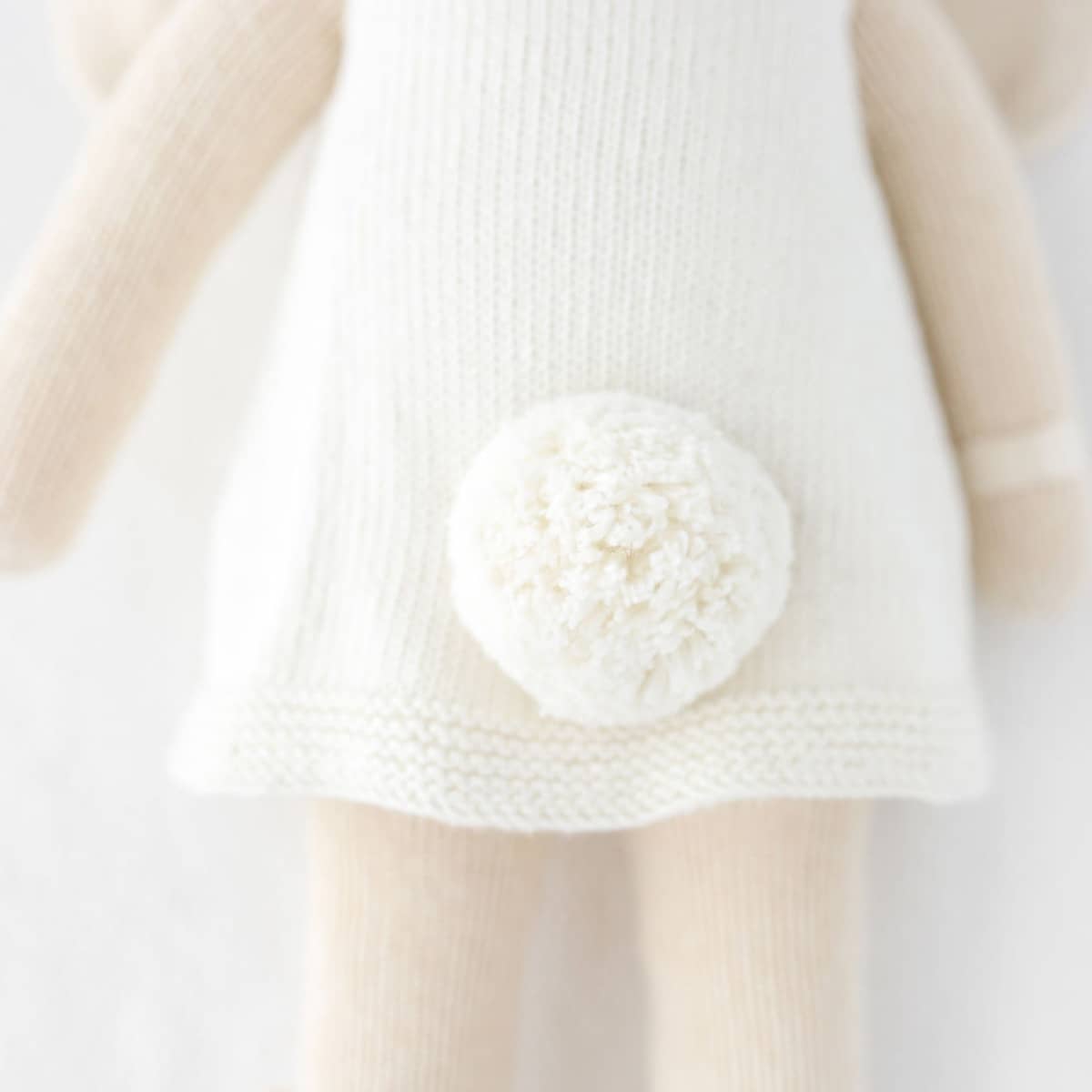 Cuddle + Kind Hand-Knit Doll - Hannah the Bunny (ivory)