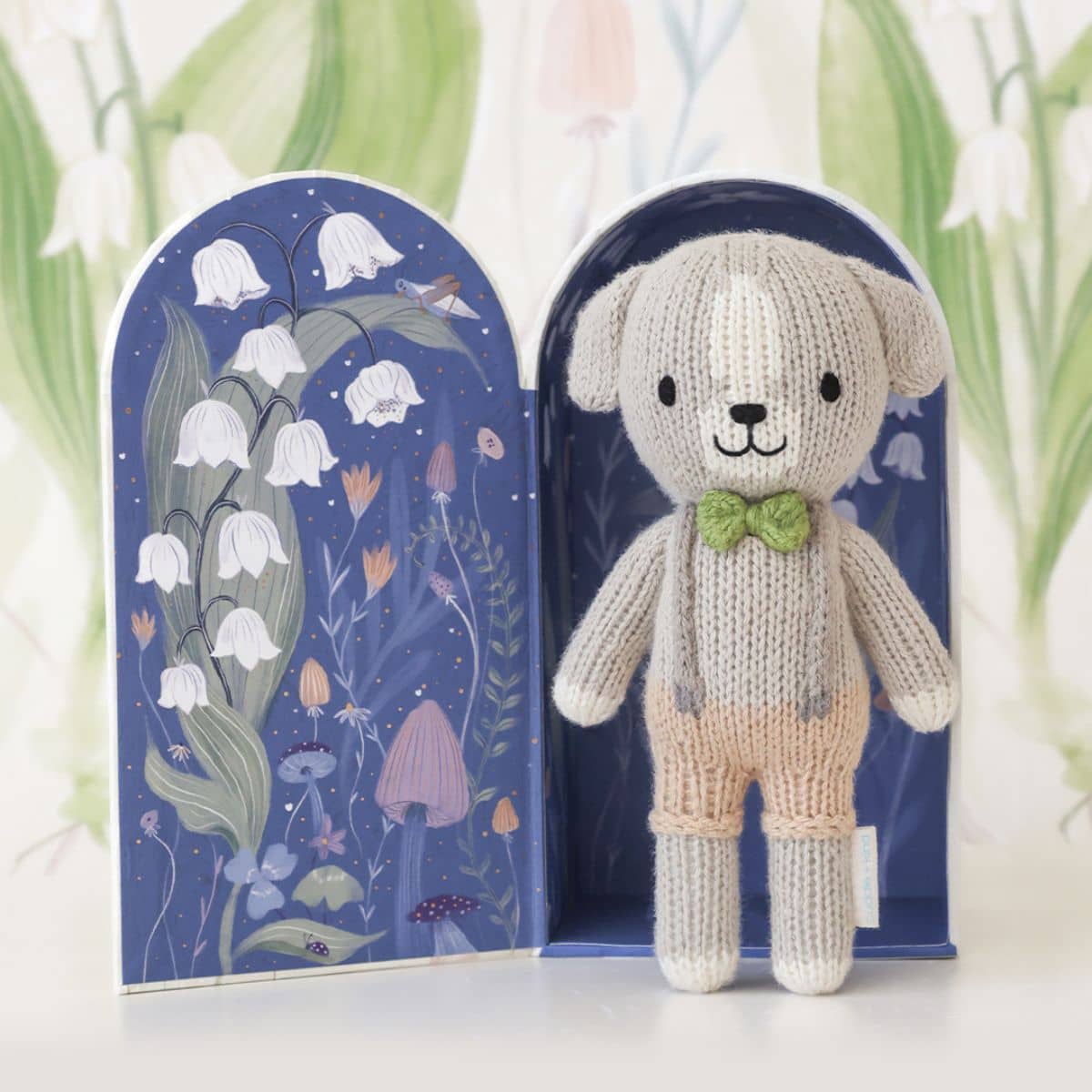 Cuddle + Kind Hand-Knit Doll - Tiny Noah the Dog