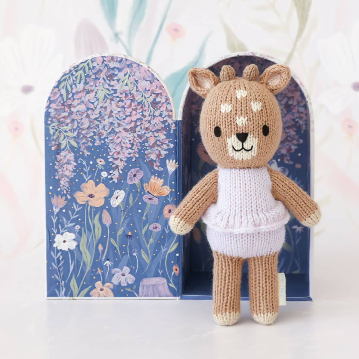 Cuddle + Kind Hand-Knit Doll - Tiny Violet the Fawn