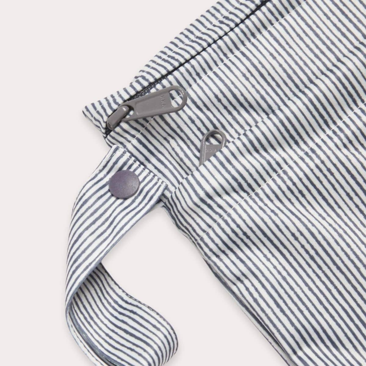 EcoNaps Day Wet Bag - Indigo Pinstripe