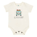 Finn and Emma Organic Short Sleeve Bodysuit - Beach Bum