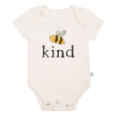 Finn and Emma Organic Short Sleeve Bodysuit - Bee Kind