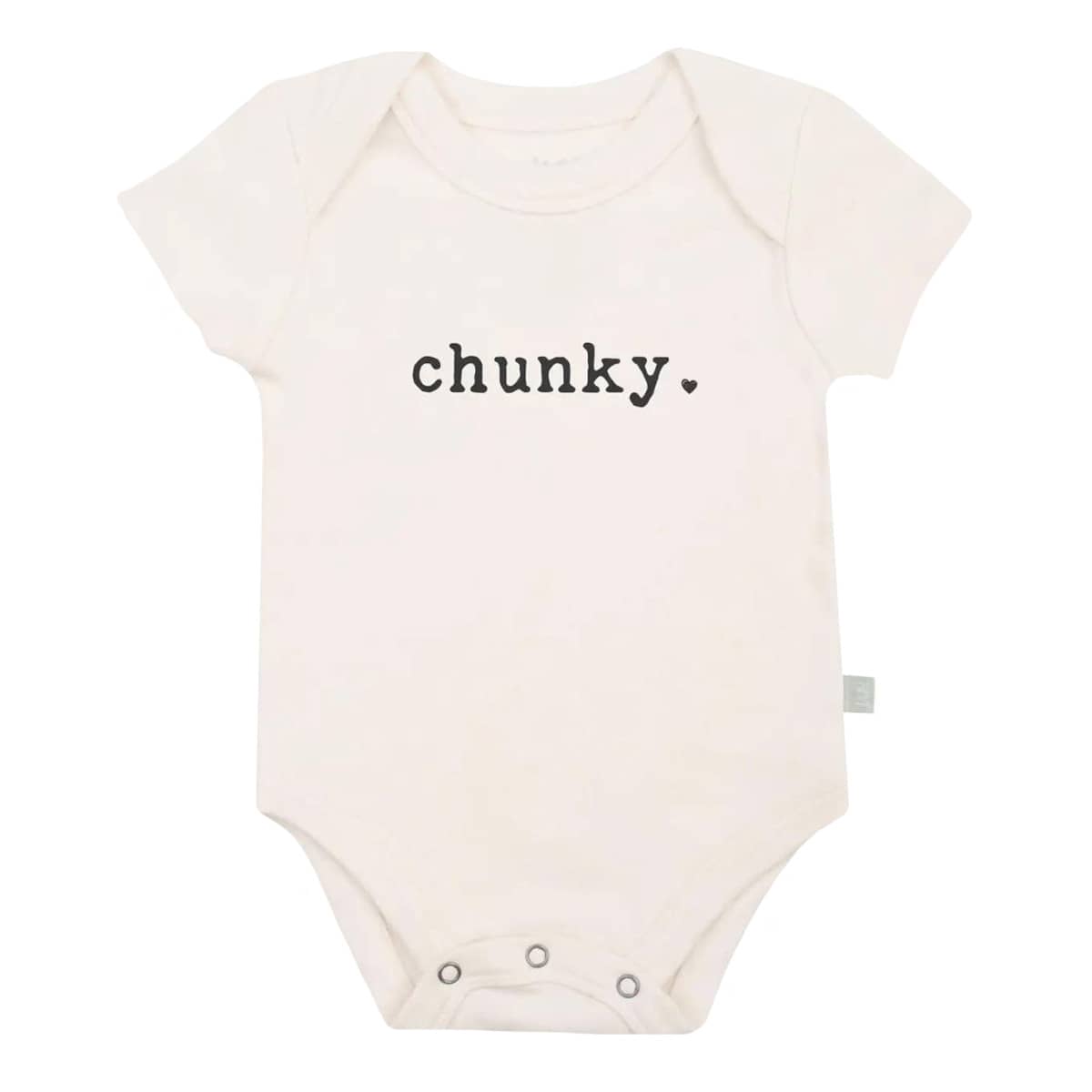 Finn and Emma Organic Short Sleeve Bodysuit - Chunky