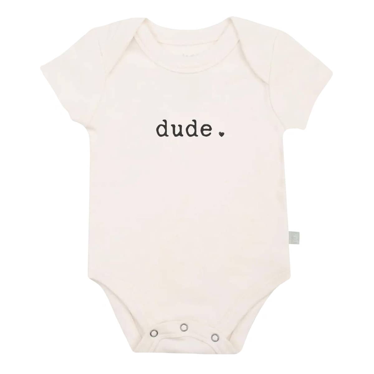 Finn and Emma Organic Short Sleeve Bodysuit - Dude