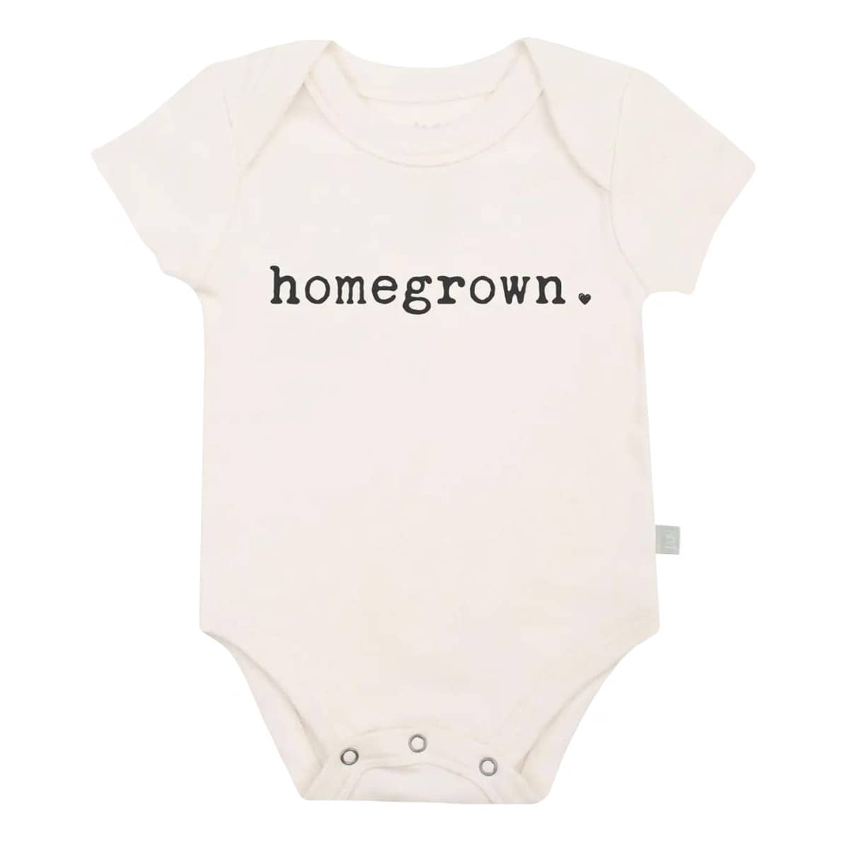 Finn and Emma Organic Short Sleeve Bodysuit - Homegrown