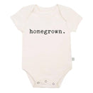 Finn and Emma Organic Short Sleeve Bodysuit - Homegrown