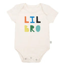 Finn and Emma Organic Short Sleeve Bodysuit - Lil Bro