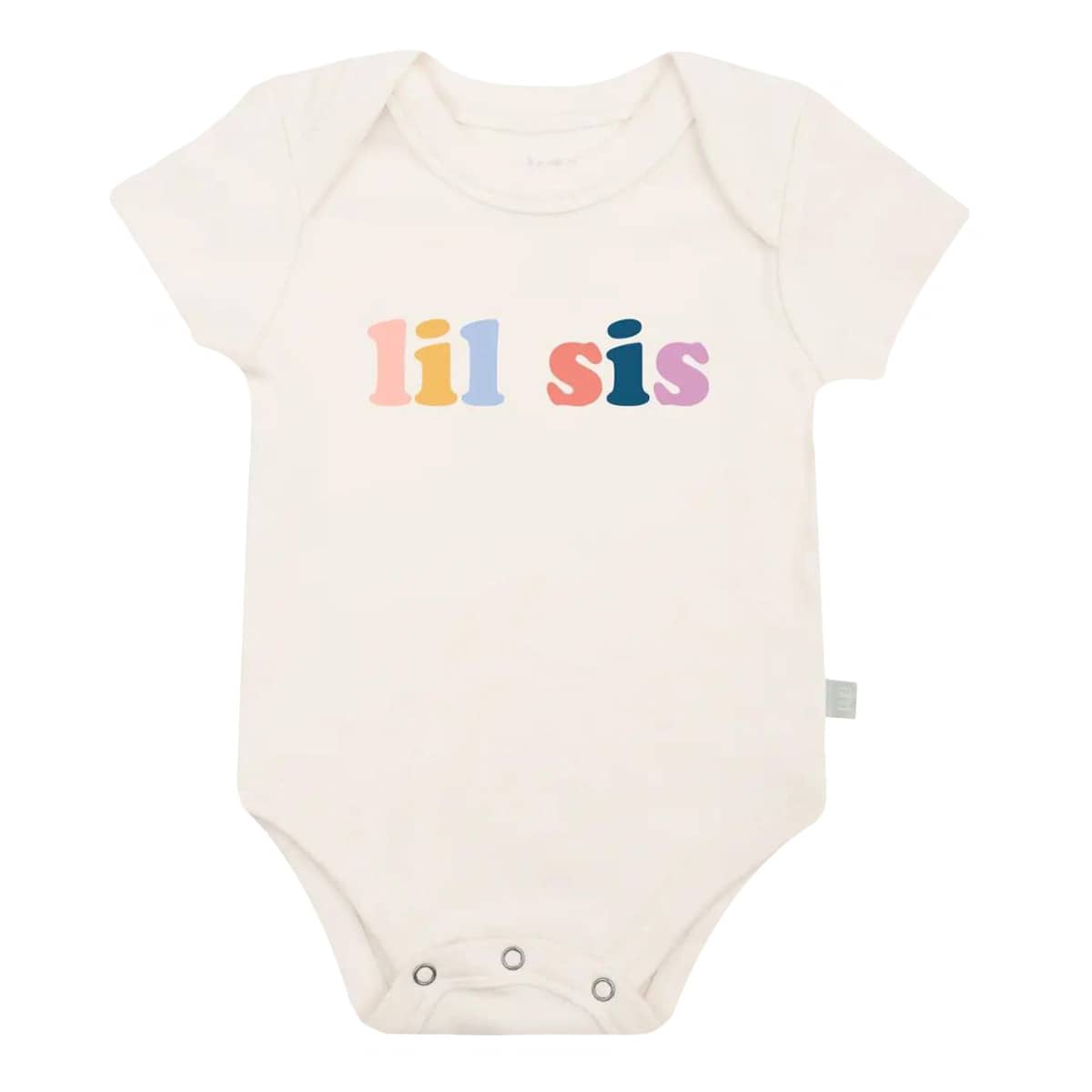 Finn and Emma Organic Short Sleeve Bodysuit - Lil Sis