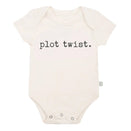 Finn and Emma Organic Short Sleeve Bodysuit - Plot Twist