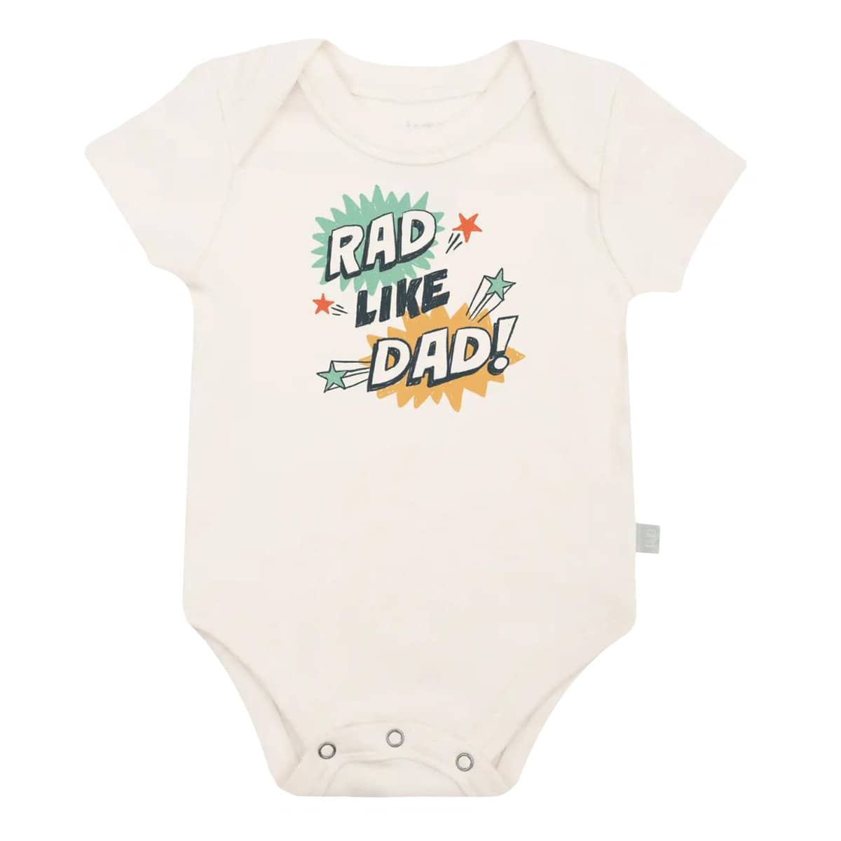 Finn and Emma Organic Short Sleeve Bodysuit - Rad like Dad