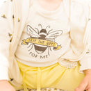 Finn and Emma Organic Short Sleeve Bodysuit - Save the Bees