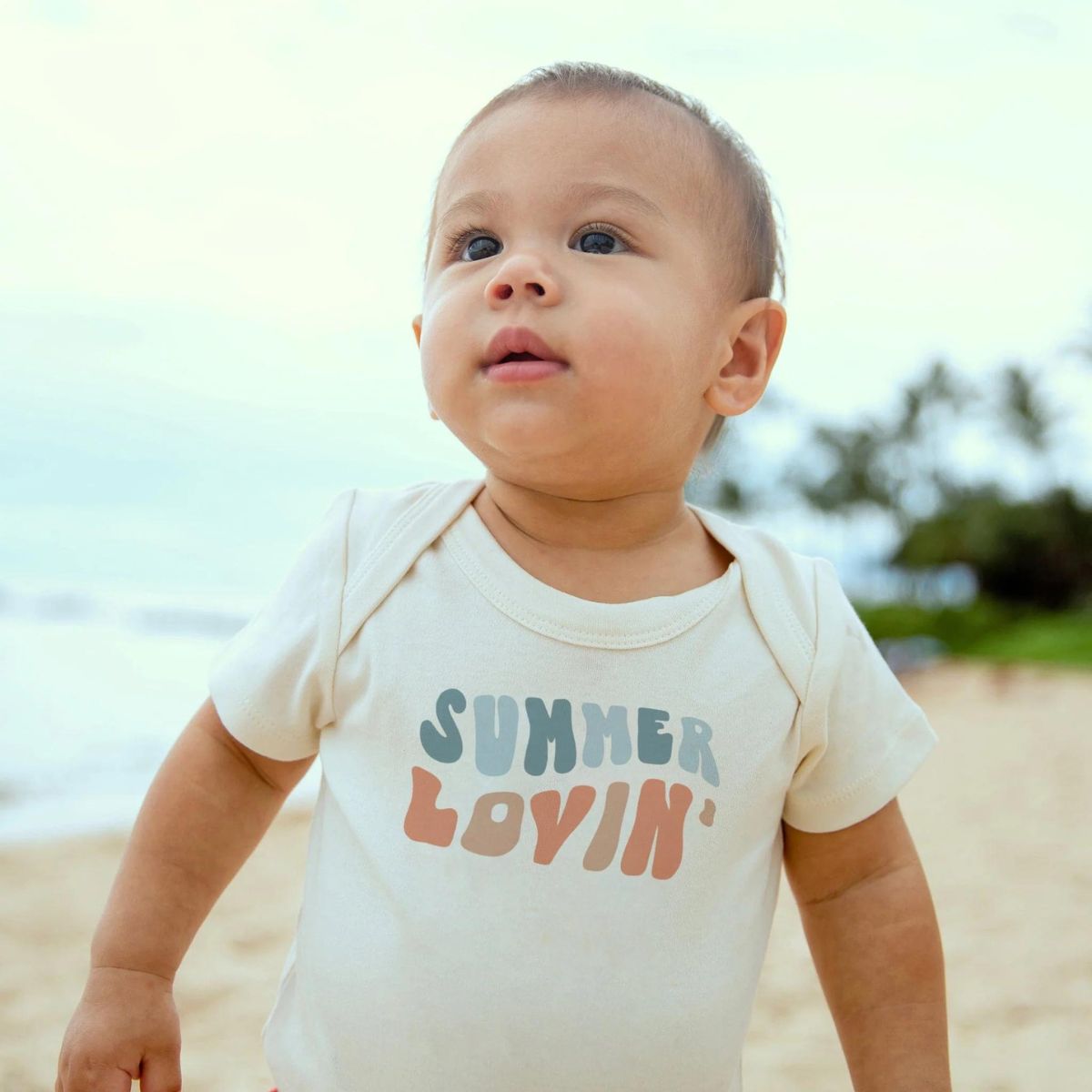 Finn and Emma Organic Short Sleeve Bodysuit - Summer Lovin