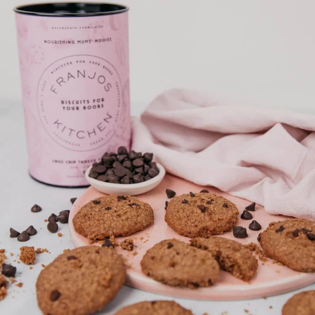 Franjos Kitchen Tanker Topper Lactation Biscuits - Choc Chip