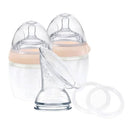 Haakaa Gen 3 Silicone Breast Pump and Bottle Pack - Peach