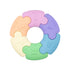 Jellystone Designs Colour Wheel Teether and Toy - Pastel