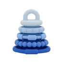 Jellystone Designs Rainbow Stacker Teether and Toy - Blueberry Ombre