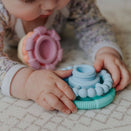 Jellystone Designs Rainbow Stacker Teether and Toy - Pastel