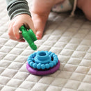 Jellystone Designs Rainbow Stacker Teether and Toy - Bright