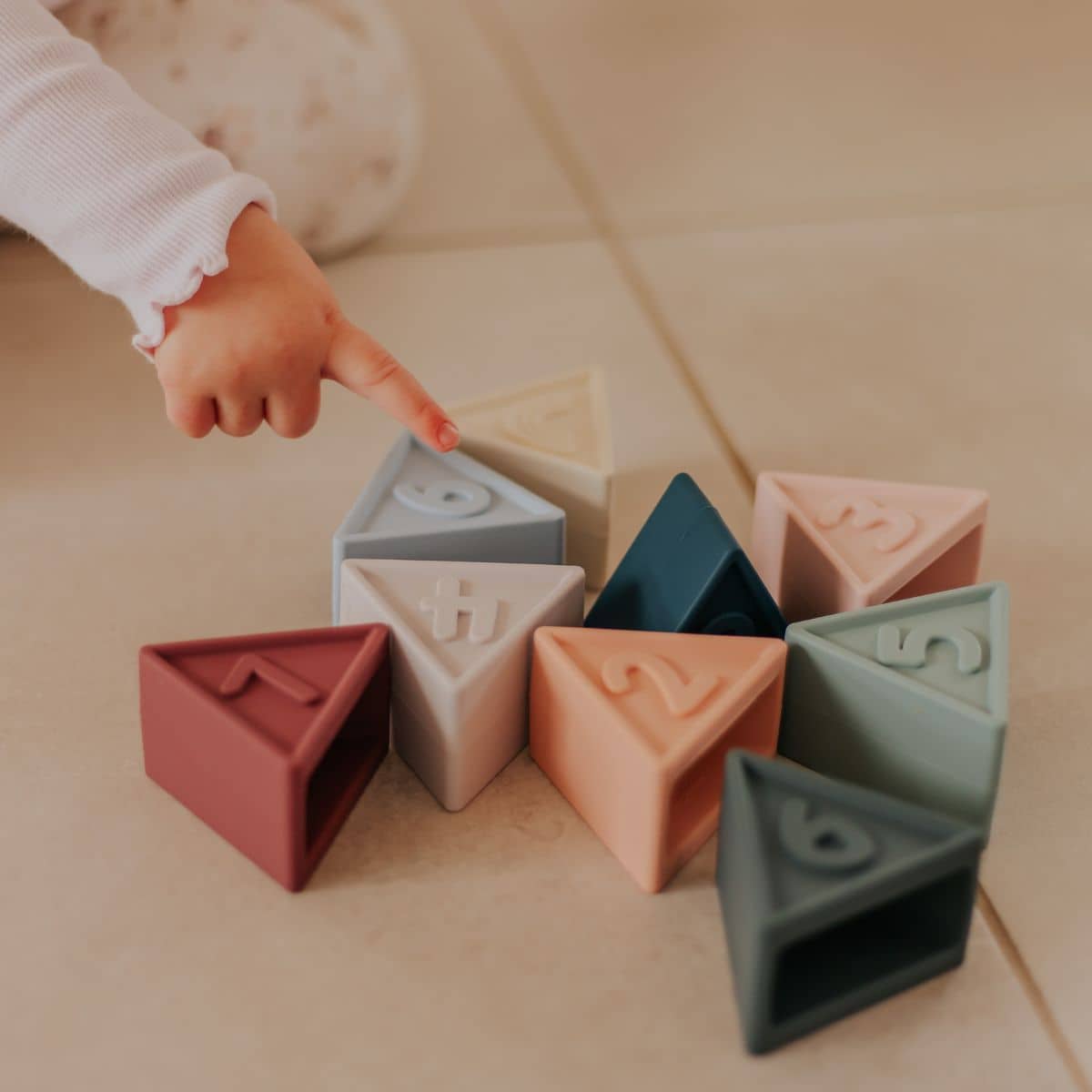 Jellystone Designs Triblox Silicone Blocks - Earth